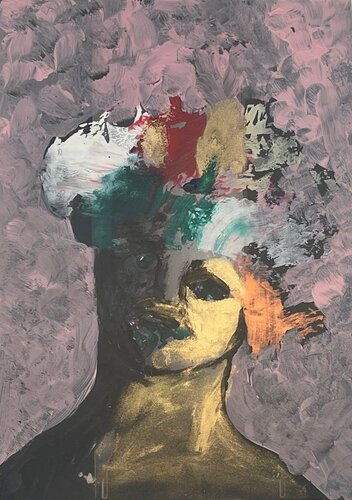 Head flowers von Arian Hashani, Werk auf Papier kaufen auf Singulart