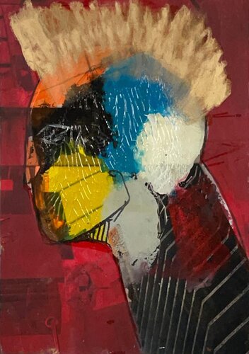 Head Punk 1 von Arian Hashani, Werk auf Papier kaufen auf Singulart