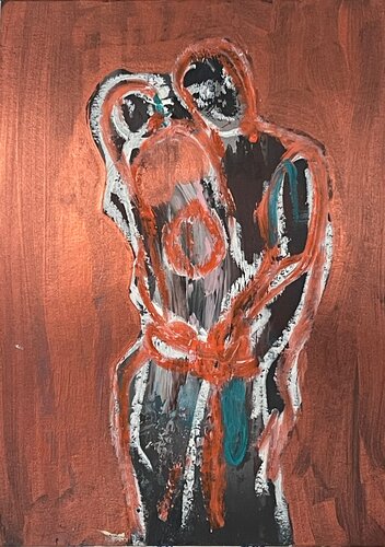 couple by Arian Hashani, Work on Paper for Sale on Singulart