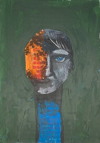 head by Arian Hashani, Work on Paper for Sale on Singulart