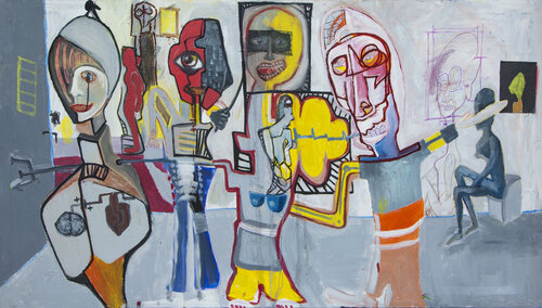 Inner Circle by Arian Hashani, Painting for Sale on Singulart