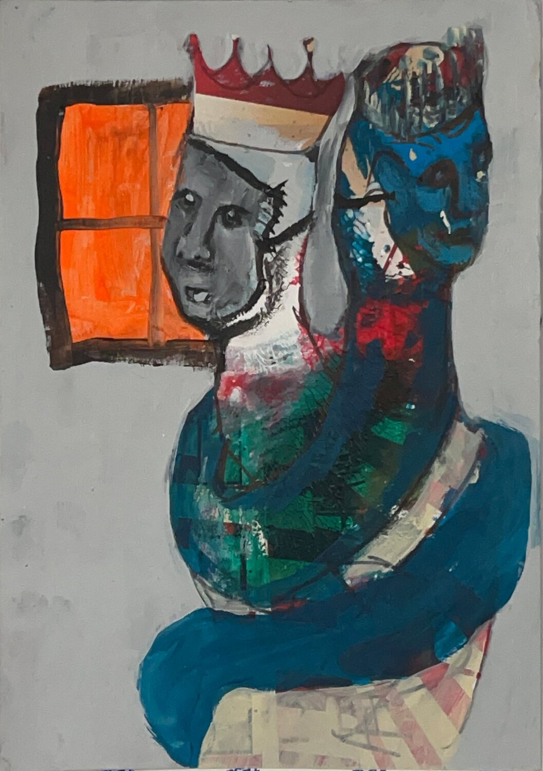 Queen and King Arian Hashani Work on Paper for sale