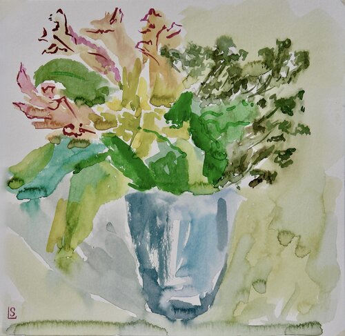 Flower symphony 1 von Elizaveta Selezneva, Malerei kaufen auf Singulart