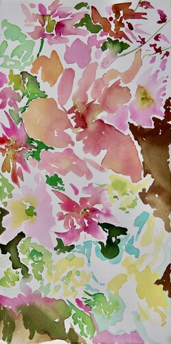 Flower symphony VI von Elizaveta Selezneva, Malerei kaufen auf Singulart