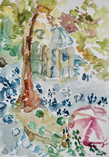 Bursa, square. par Elizaveta Selezneva, Peinture en vente sur Singulart