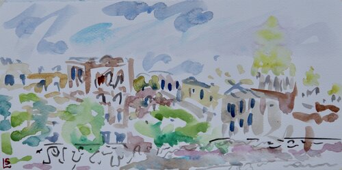 Saint Petersburg 2024 par Elizaveta Selezneva, Œuvre sur papier en vente sur Singulart