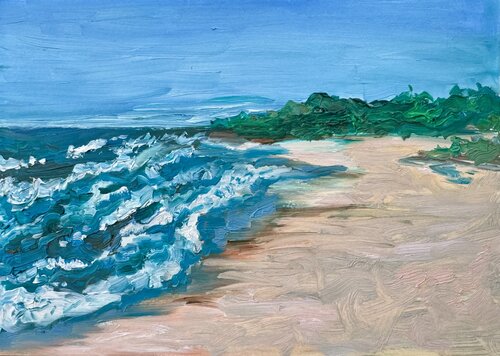 Sea side di Elizaveta Selezneva, Pittura in vendita su Singulart