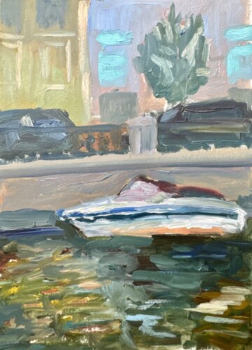 River view von Elizaveta Selezneva, Malerei kaufen auf Singulart