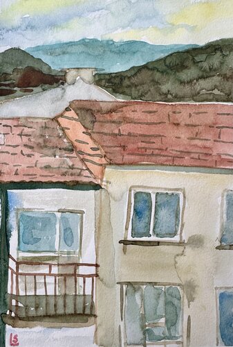 From the window by Elizaveta Selezneva, Work on Paper for Sale on Singulart
