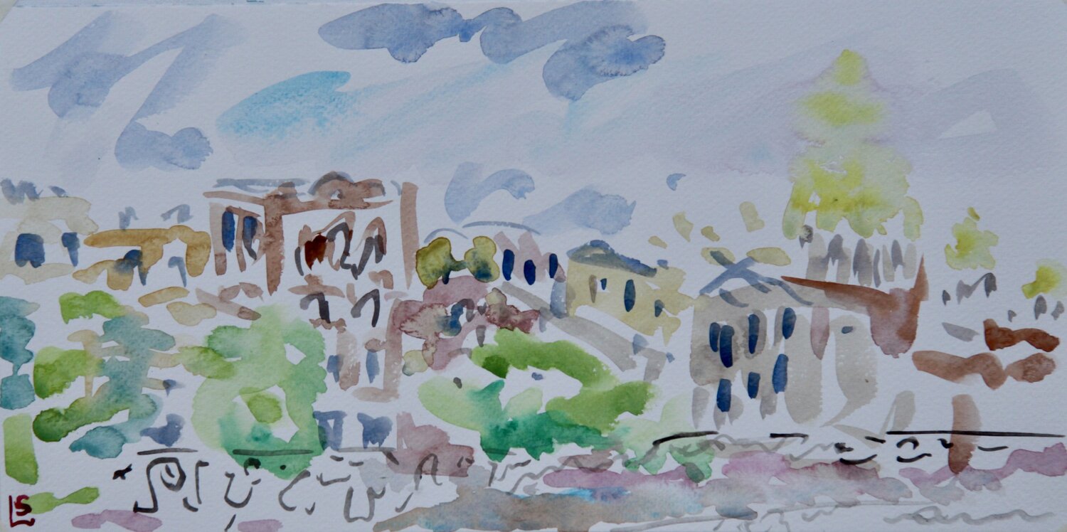 Saint Petersburg 2024 Elizaveta Selezneva Werk auf Papier zu verkaufen