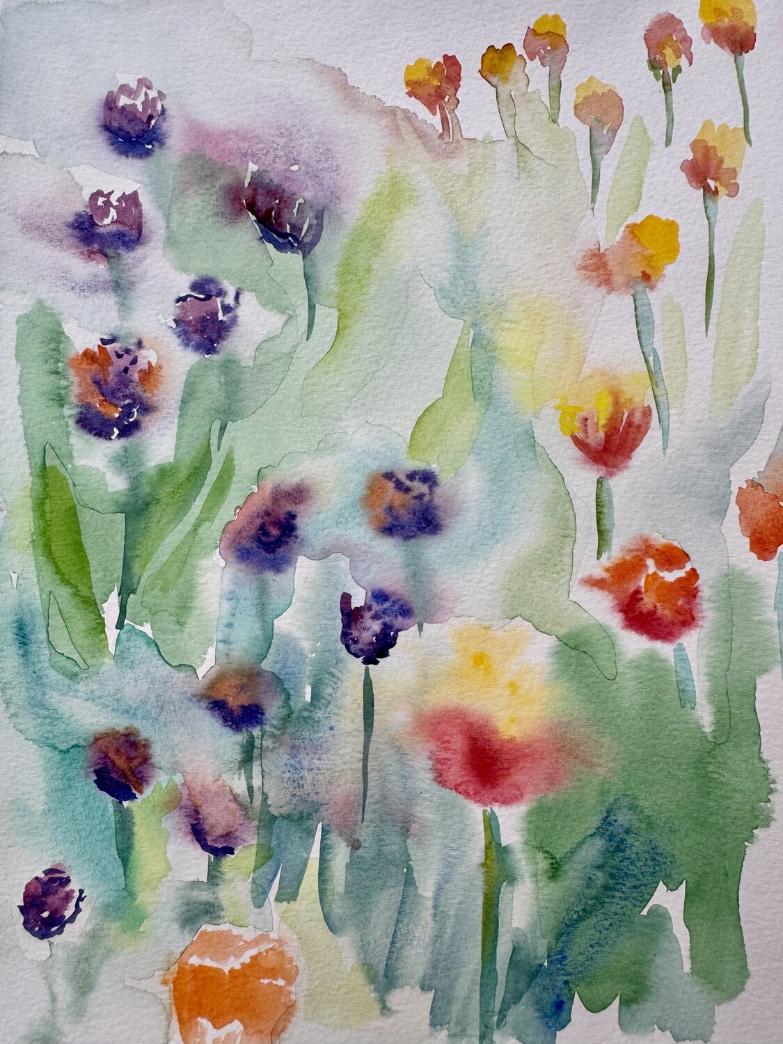 Spring tulips show Elizaveta Selezneva