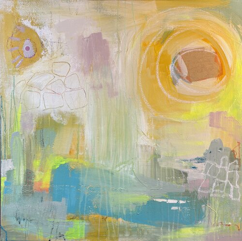 a walk in the park von Birgit Goetz, Malerei kaufen auf Singulart