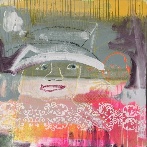 Mr.Blue Sky by Birgit Goetz, Painting for Sale on Singulart