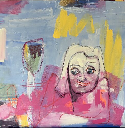 cosy Rosie by Birgit Goetz, Painting for Sale on Singulart