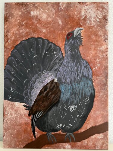 Auerhahn - a new chapter de Teresa Heitz, Pintura a la venta en Singulart