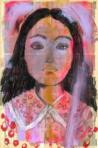 Storyfaced van Inna Stein, Tekening te koop op Singulart