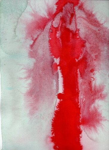Woman in red van Inna Stein, Werk op papier te koop op Singulart