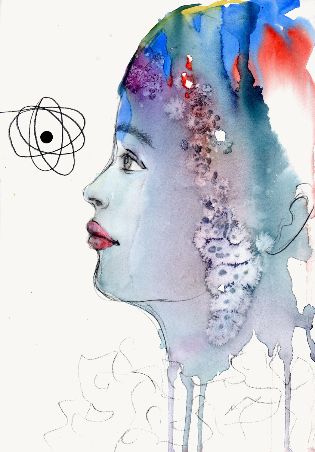 Black dot I Inna Stein