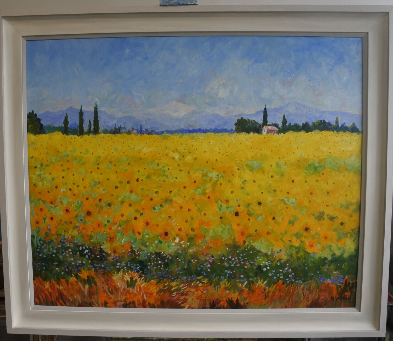 Sunflowers, Arles, Provence Marcel Gatteaux