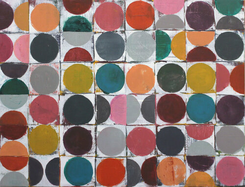 Vintage Spheres No 4 by Andrew Watt, 회화 for Sale on Singulart