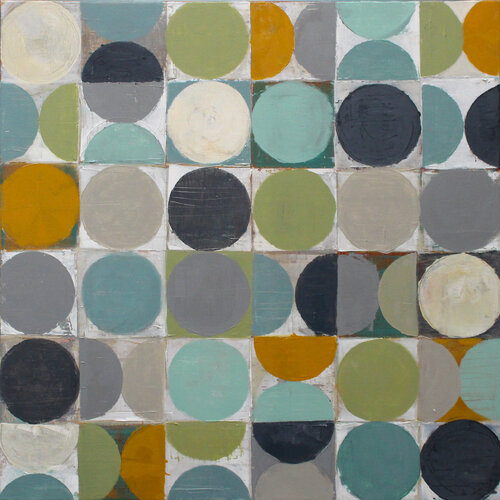 Vintage Spheres No 7 van Andrew Watt, Schilderij te koop op Singulart