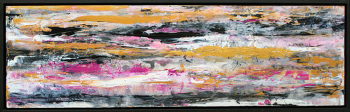 Pink Tidal Flow (Framed) von Andrew Watt, Malerei kaufen auf Singulart