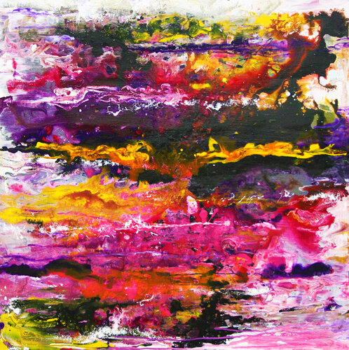 Pink Cumulus van Andrew Watt, Schilderij te koop op Singulart