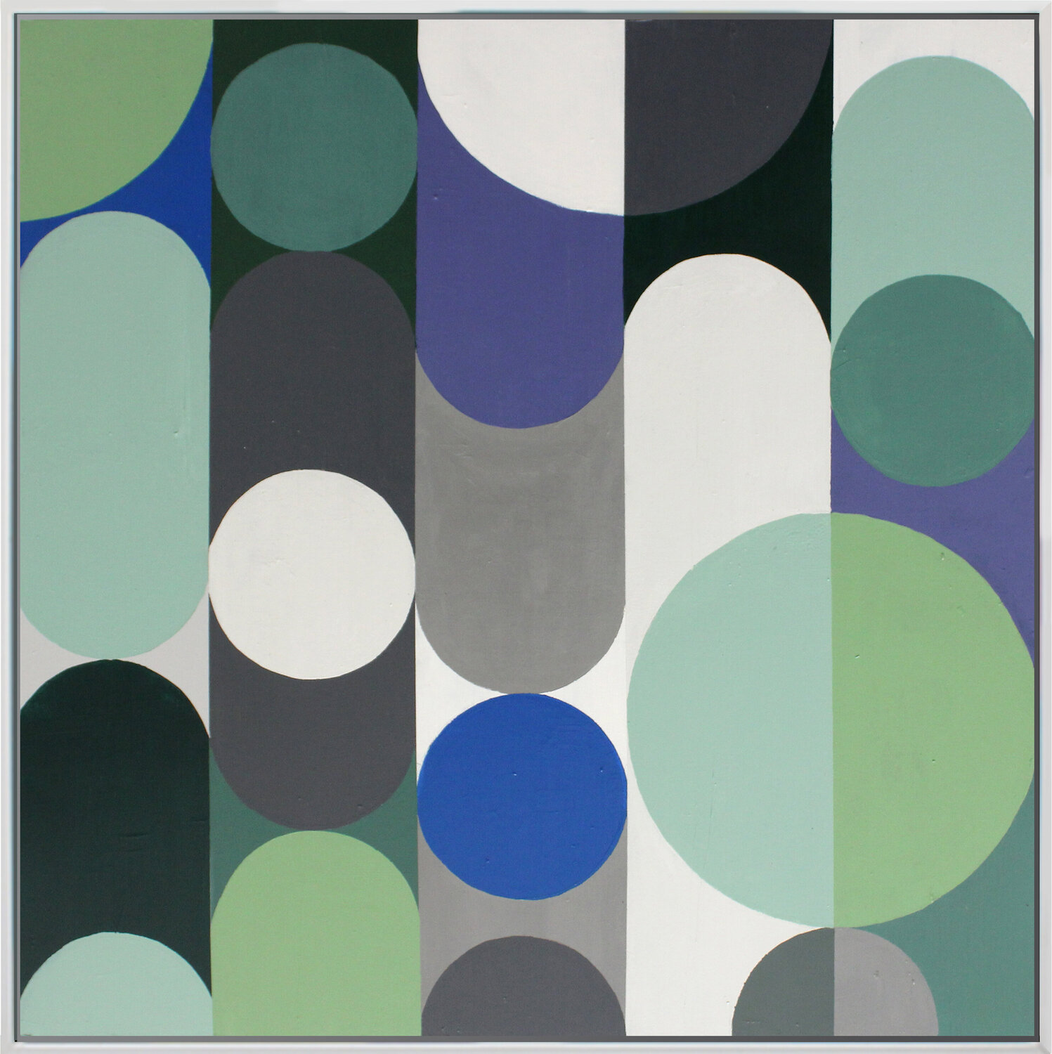 Geo Pop Lines No 3 (Framed) Andrew Watt