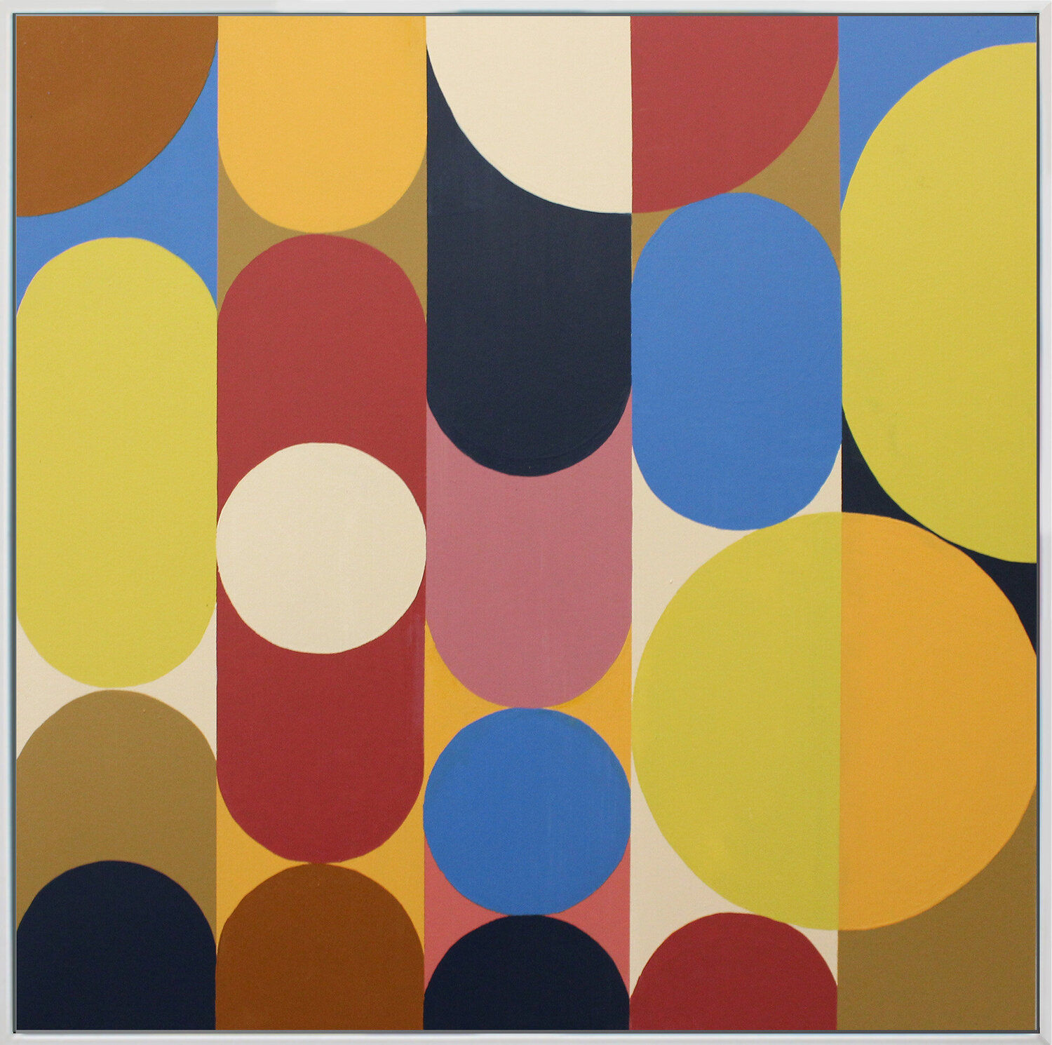 Geo Pop Lines No 7 (Framed) Andrew Watt