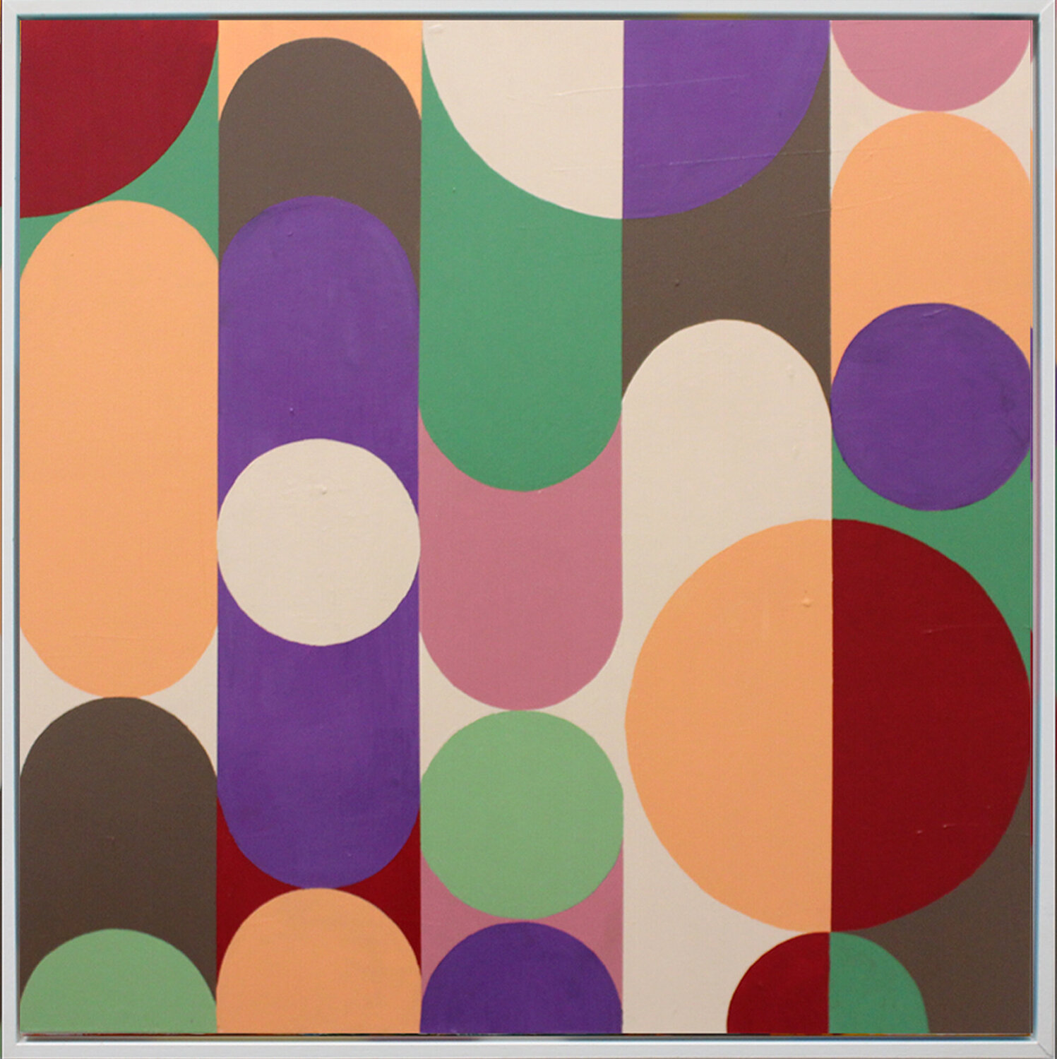 Geo Pop Lines No 9 (Framed) Andrew Watt