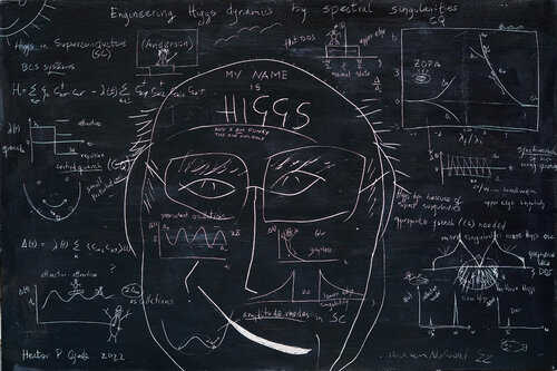 MY NAME IS HIGGS. AND I AM FUNKY #0450 di herman normoid, Pittura in vendita su Singulart