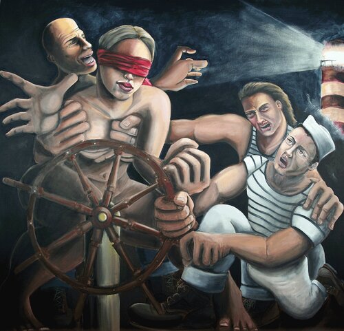 HEADING TO ATLANTIS by Tom Roy, Painting for Sale on Singulart