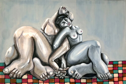 NEITHER WITH YOU NOR WITHOUT YOU van Tom Roy, Schilderij te koop op Singulart