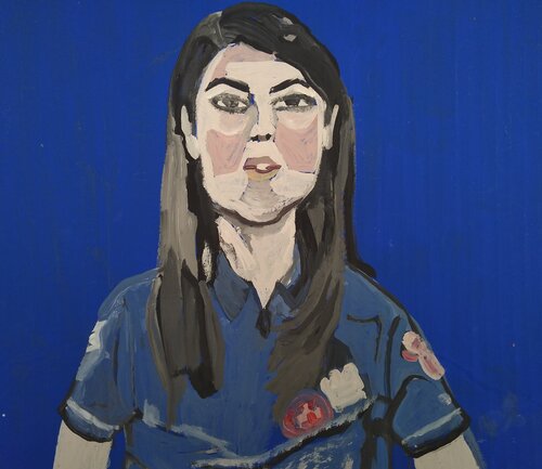 Científica Colombiana Diana Trujillo van Ana Bravo, Schilderij te koop op Singulart