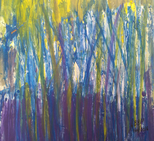 El Bosque Nocturno van Ana Bravo, Schilderij te koop op Singulart