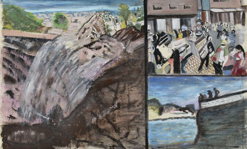 Antofagasta , Chile van Ana Bravo, Schilderij te koop op Singulart