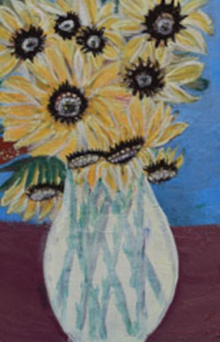 Lo Girasoles van Ana Bravo, Schilderij te koop op Singulart