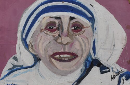 Sor Teresa de Cálcuta van Ana Bravo, Schilderij te koop op Singulart