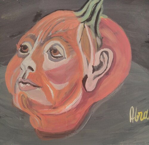 La cabeza fruto van Ana Bravo, Schilderij te koop op Singulart