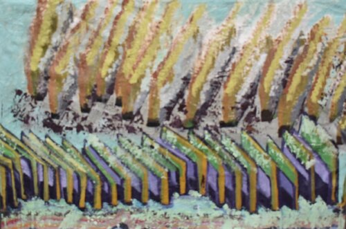 Las Barreras van Ana Bravo, Schilderij te koop op Singulart