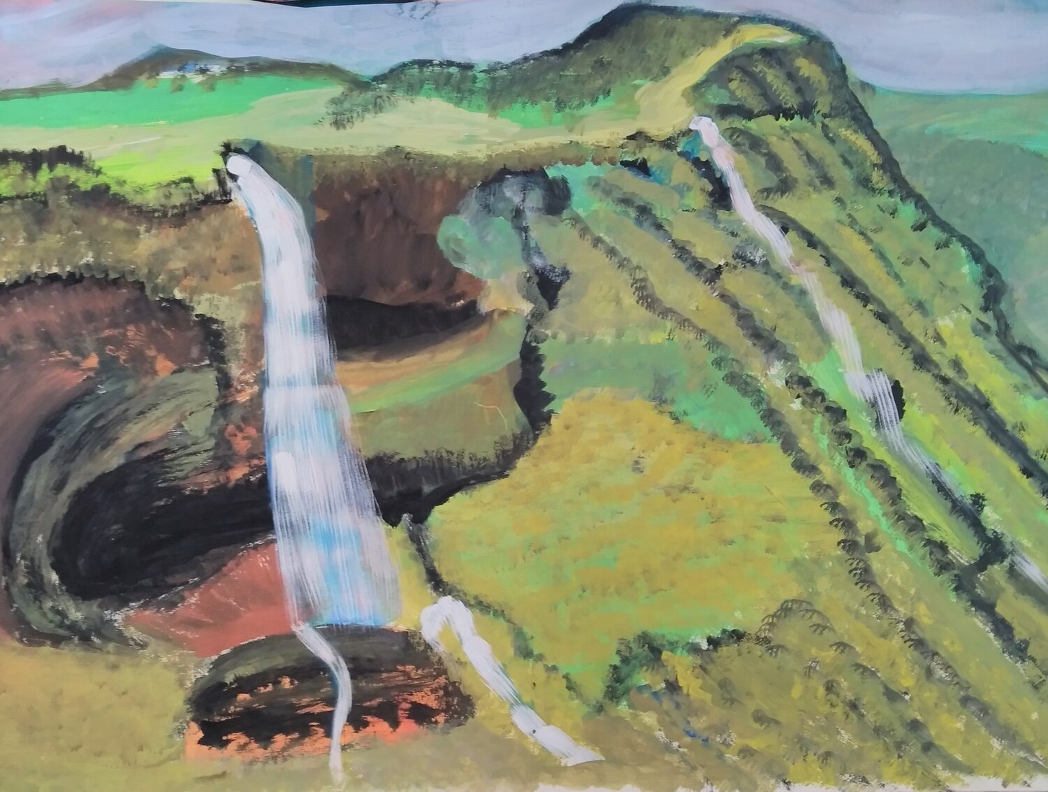 Las cascadas gemelas Ana Bravo