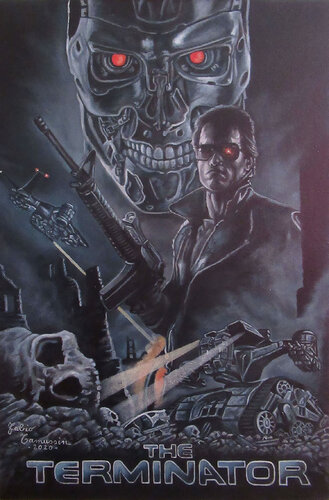 THE TERMINATOR von Fabio Tamussin, Malerei kaufen auf Singulart