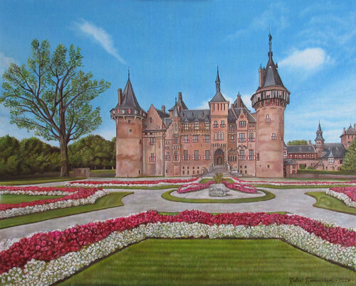 Castello De Haar (Netherlands) von Fabio Tamussin, Malerei kaufen auf Singulart