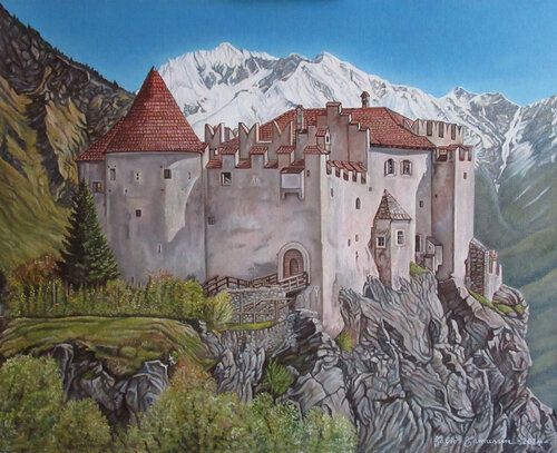 Castelbello Ciadres (Alto Adige - Italy) by Fabio Tamussin, Painting for Sale on Singulart