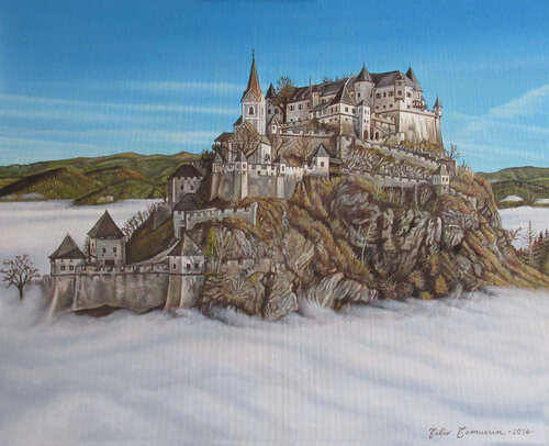 Castello Hochosterwitz (Carinzia - Austria) par Fabio Tamussin, Peinture en vente sur Singulart