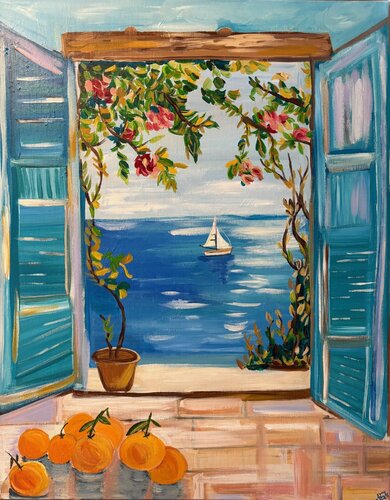 Mediterranean Breeze by Tania Thenabadu, Painting for Sale on Singulart
