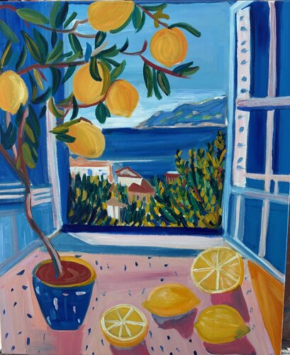 A Slice of Serenity by Tania Thenabadu, Painting for Sale on Singulart