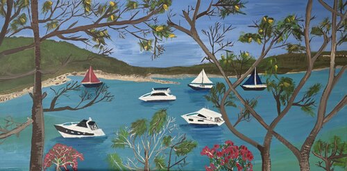 Sailing Life par Tania Thenabadu, Peinture en vente sur Singulart