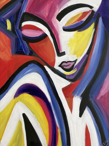 The Quirky Smile by Tania Thenabadu, Painting for Sale on Singulart