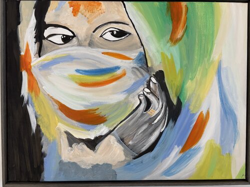 The Mask by Tania Thenabadu, Painting for Sale on Singulart